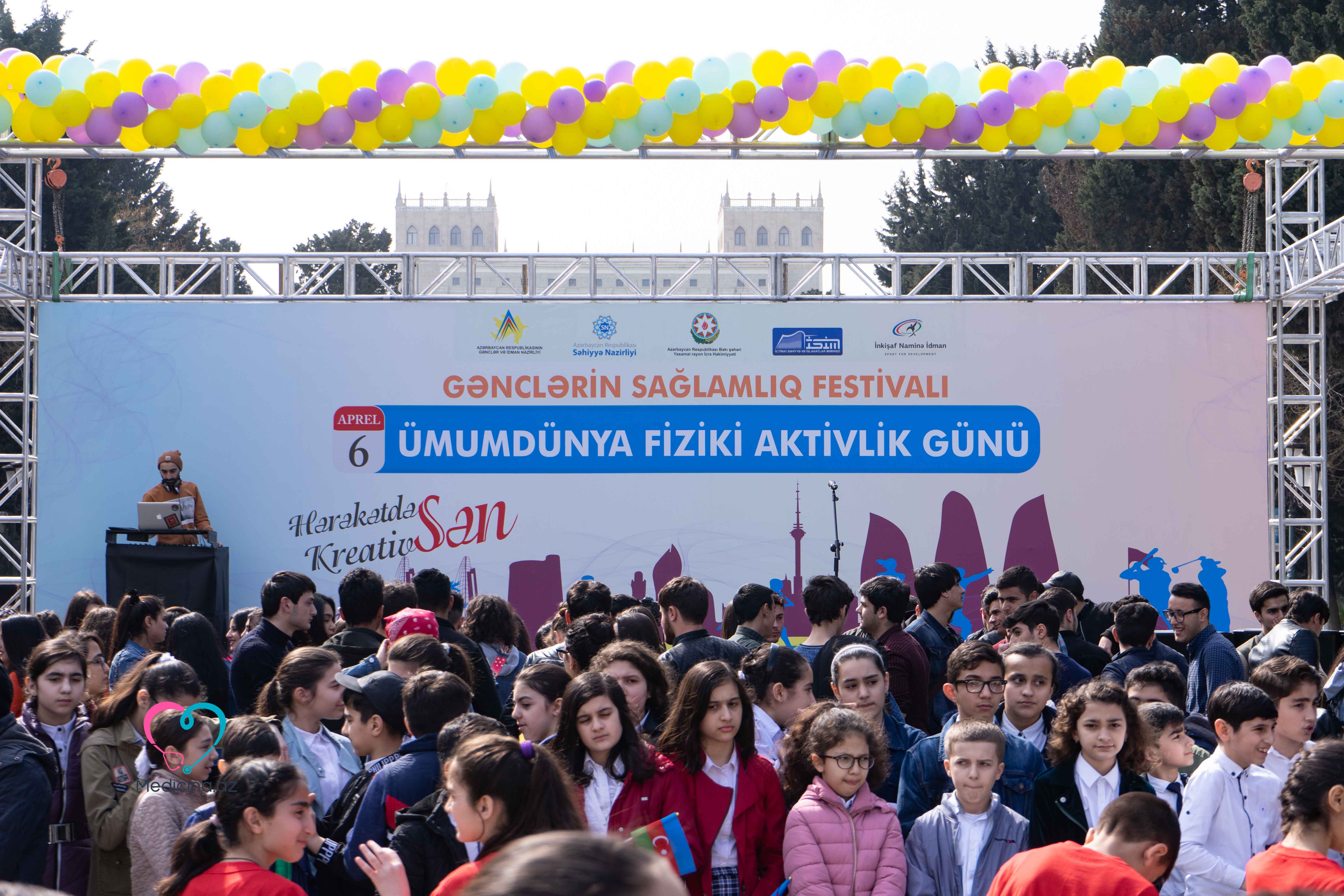 Bakıda Ümumdünya Fiziki Aktivlik günü qeyd olundu -  Festivaldan FOTOLAR