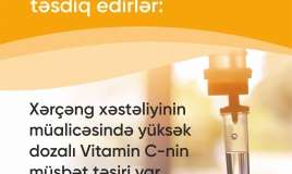 Xərçəng xəstəliyinin müalicəsində yüksəkdozalı Vitamin C effektivdir    -   Alimlər